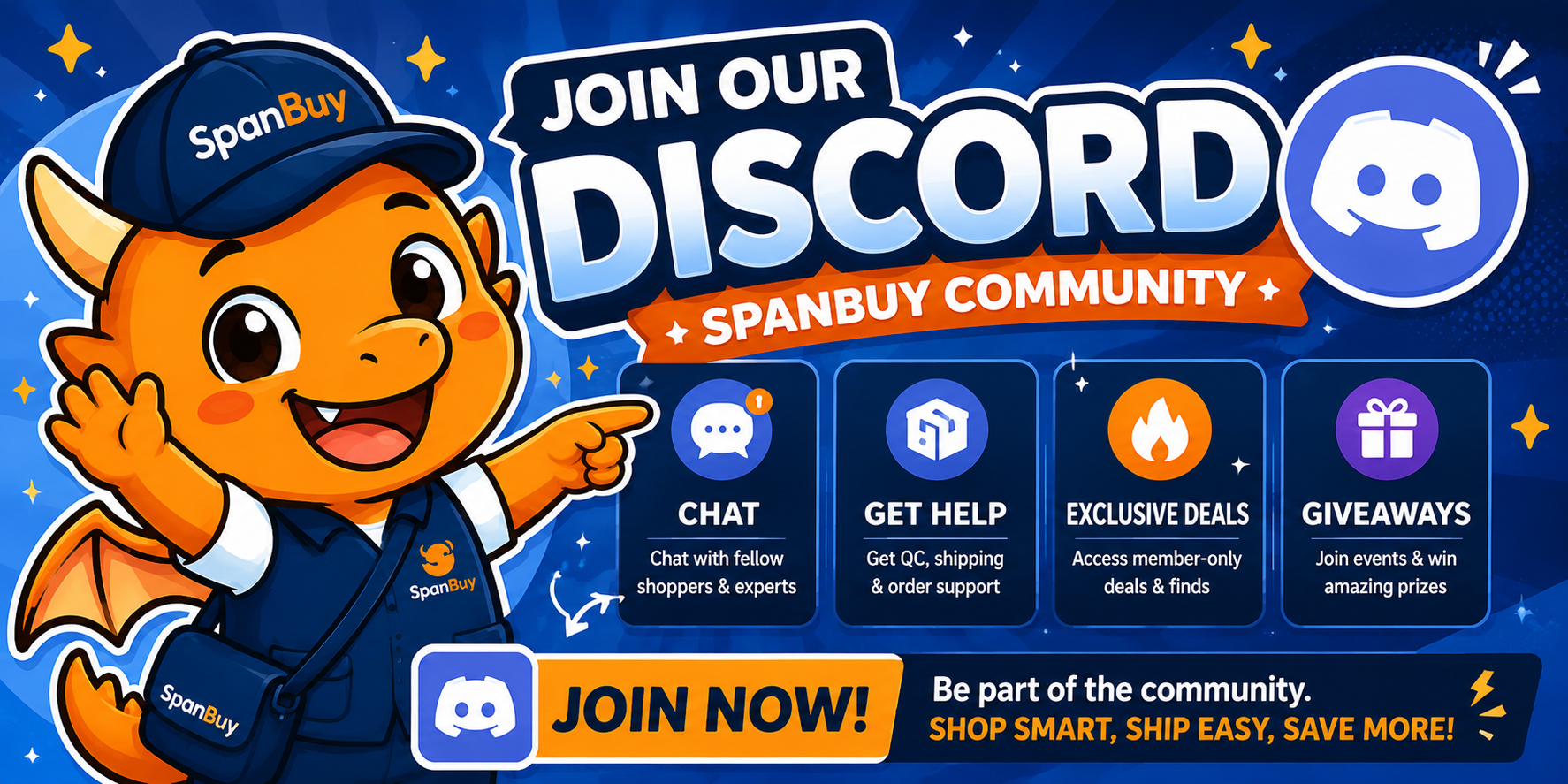 Join the Discord community.